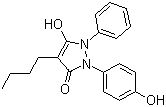 4-Butyl-3-hydroxy-1-(4-hydroxyphenyl)-2-phenyl-3-pyrazolin-5-one